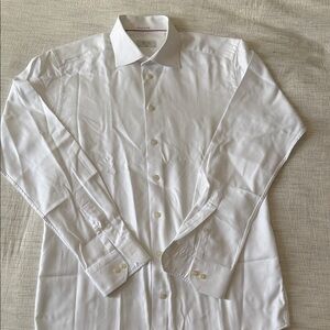 Eton Crisp White Dress Shirt sz 41